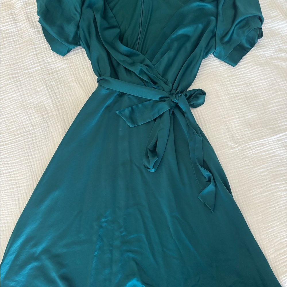 DKNY Teal Midi Dress